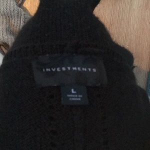 Snuggly black sweater